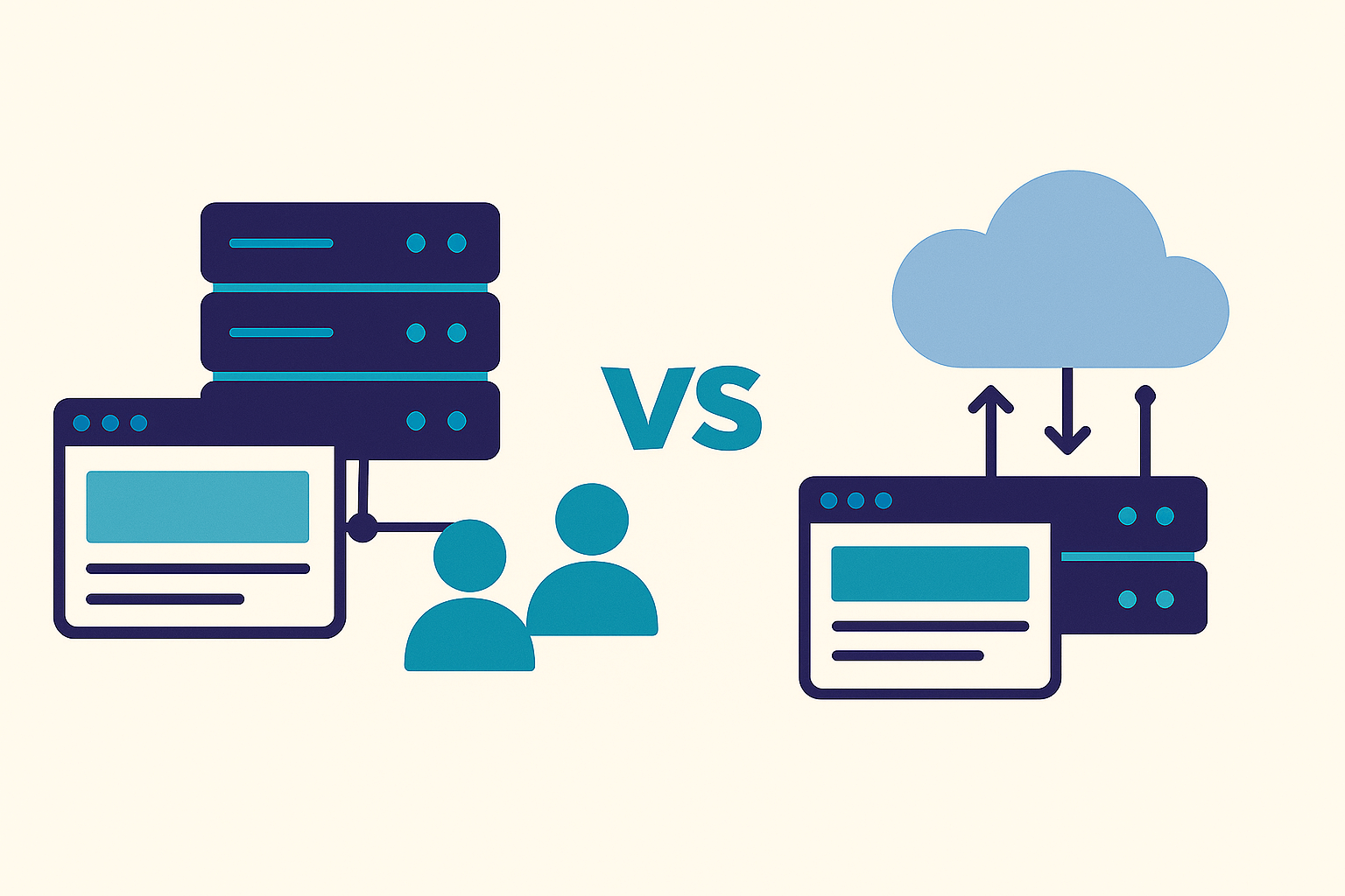 Hosting compartido vs Cloud-hosting