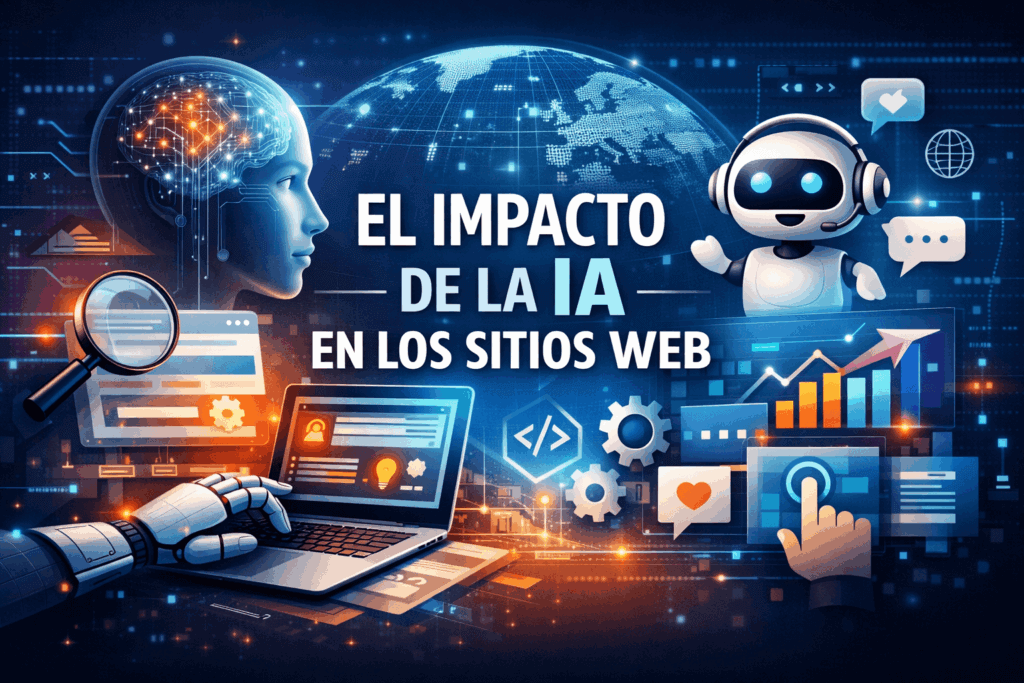 Impacto de la Inteligencia Artificial en los sitios web: usos, beneficios y desafíos