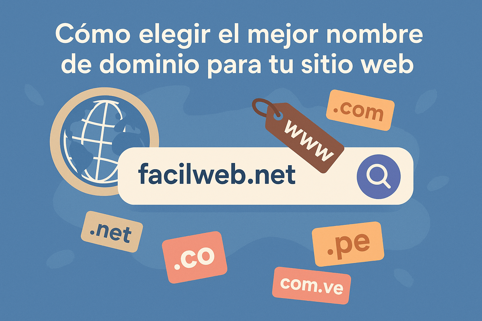 Cómo elegir el mejor nombre de dominio para tu sitio web